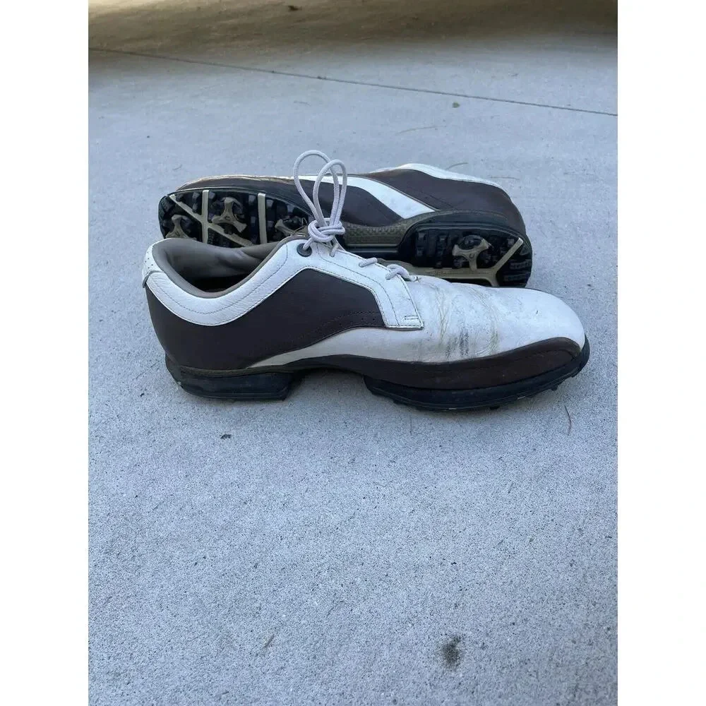 Nike Tour Premium Men's Golf Cleats 379221-171‎ White/Dark Cinder Sz 9 W US